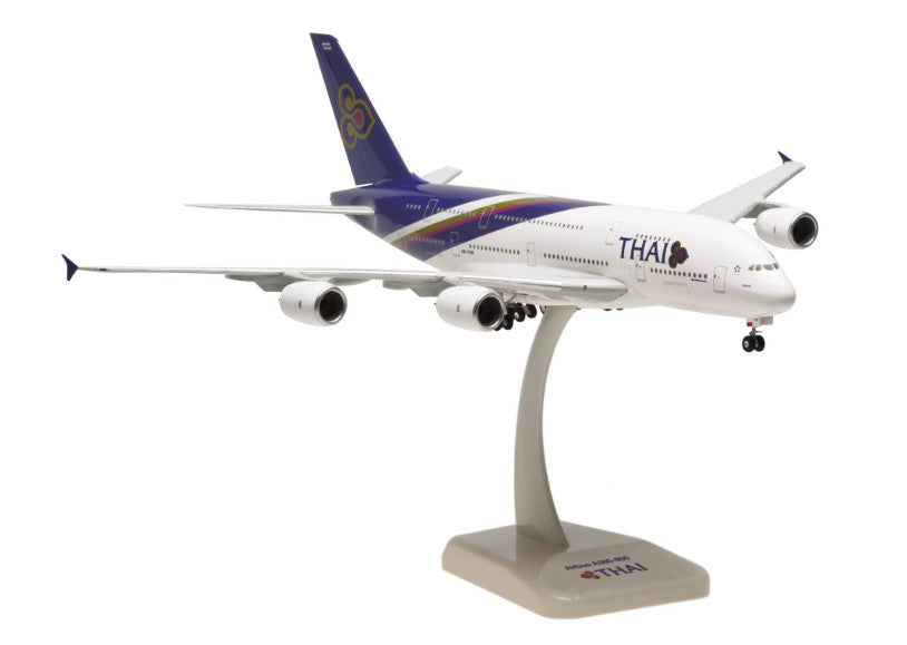 1:200 37CM Hogan THAI AIRBUS A380 Passenger Aircraft ABS Plastic Airplane Model
