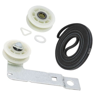 661570 & 279640 & W10837240 Dryer Idler Pulley Belt Kit for Whirlpool/Kenmore