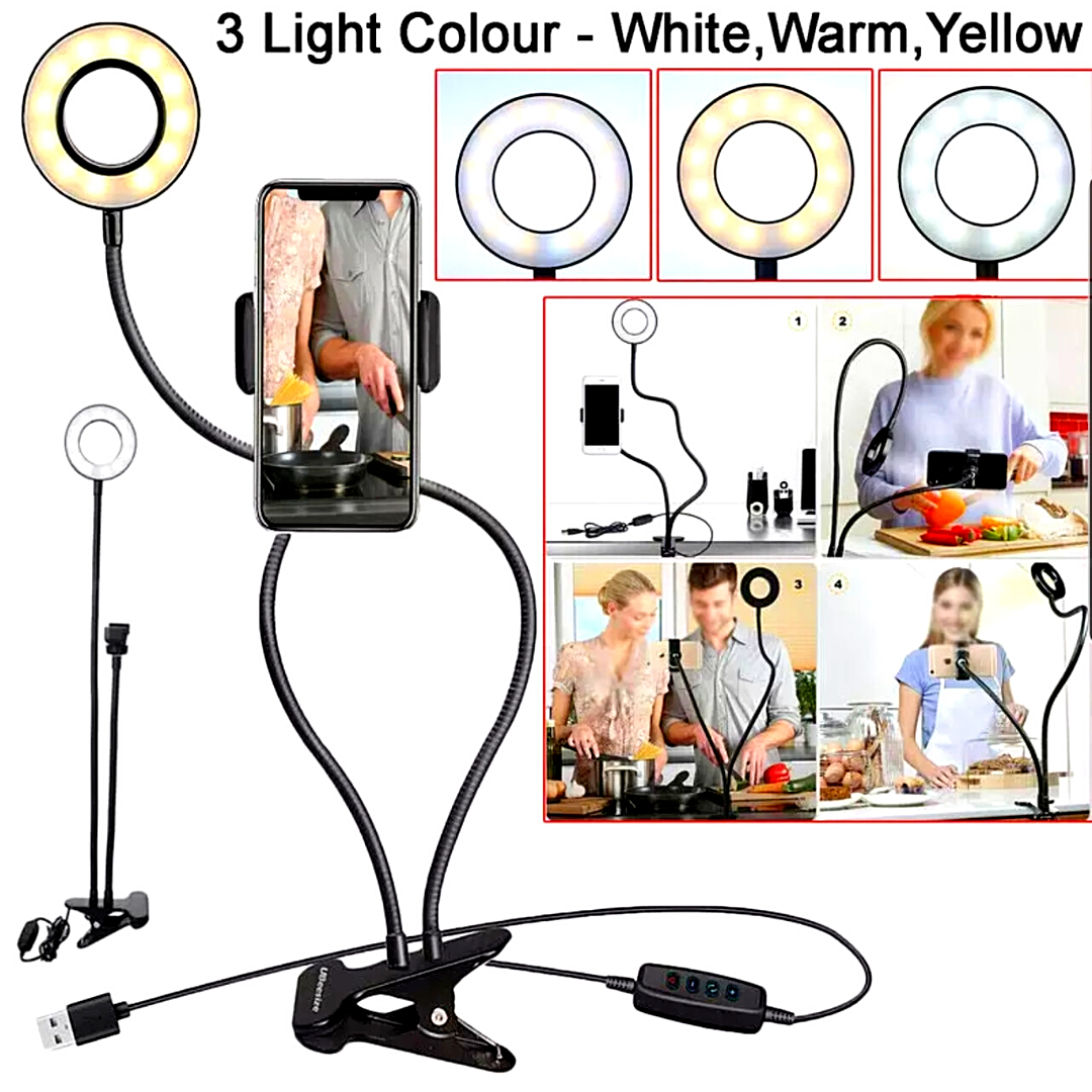 Aro De LED Luz Para Fotografia Selfie Maquillaje Profesional Estudio Trípode US