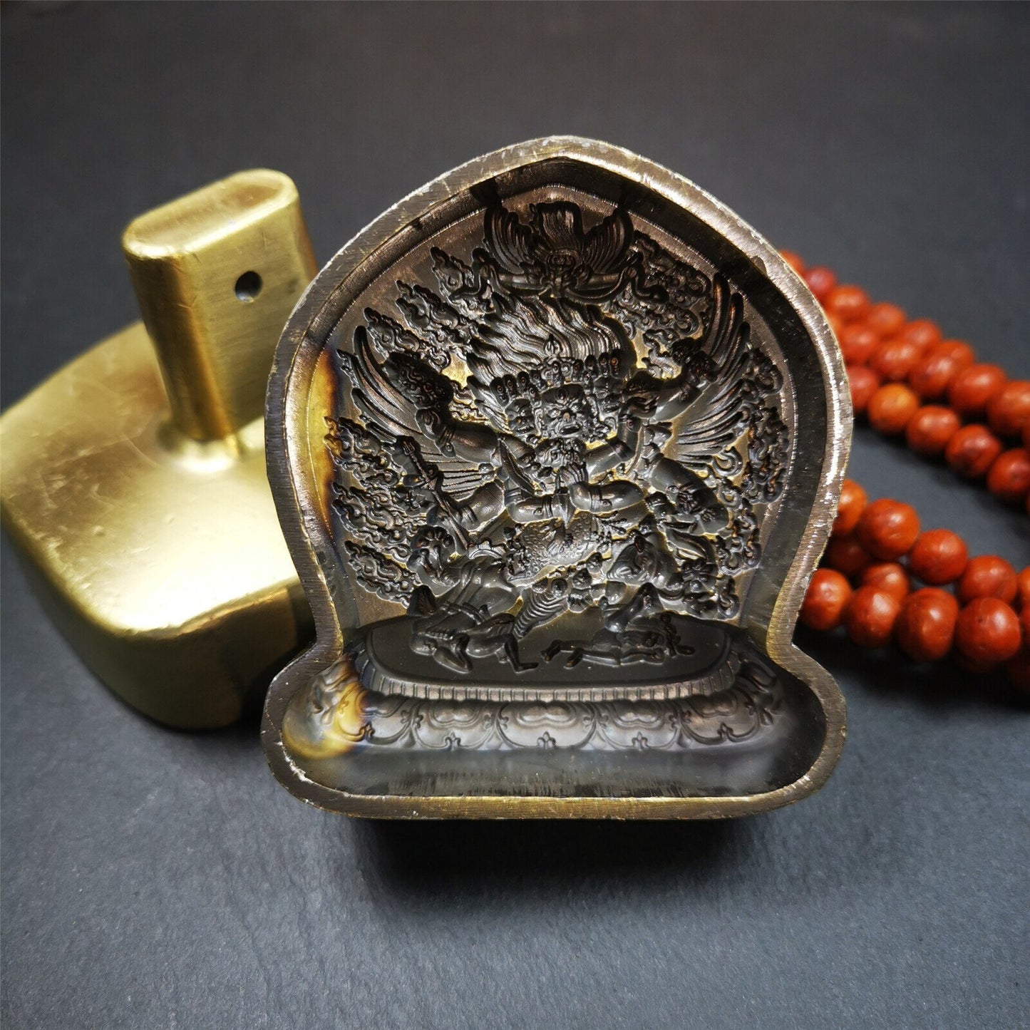 Tibetan Buddha Statue Mold Vajrakilaya Tsa Tsa for Making Clay Statue