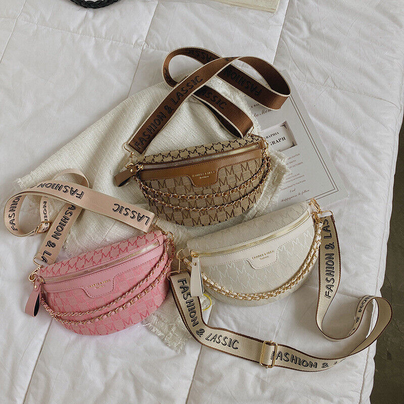 Printed Plaid Pattern Packs Women Bag Female Waist Pack Ladies Crossbody Bag