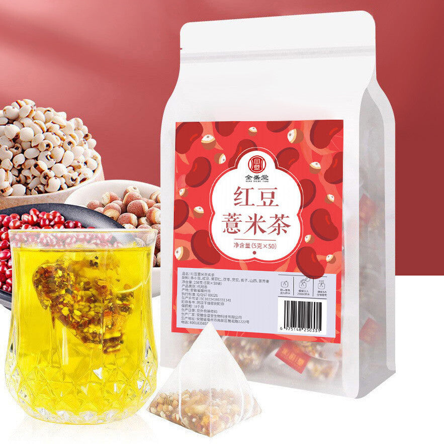 Red Bean Barley Tea Health Tea 50 Bags/bag Flower Tea Bag Triangle Bag