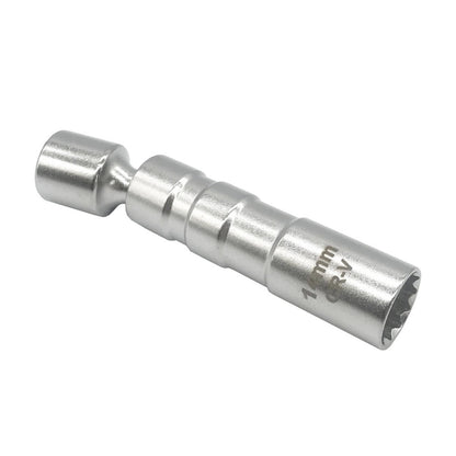 16mm Thin Wall Magnetic Swivel Spark Plug Socket 8 inch Drive 12 Point