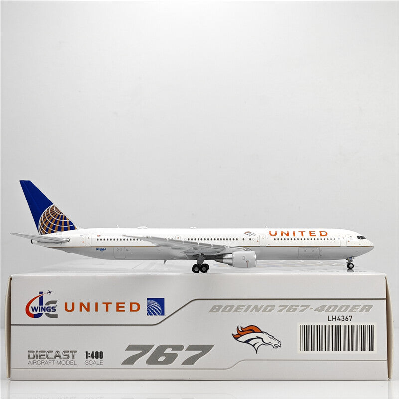 1:400 JC Wings UNITED BOEING 767-400ER Passenger Airplane Diecast Aircraft Model