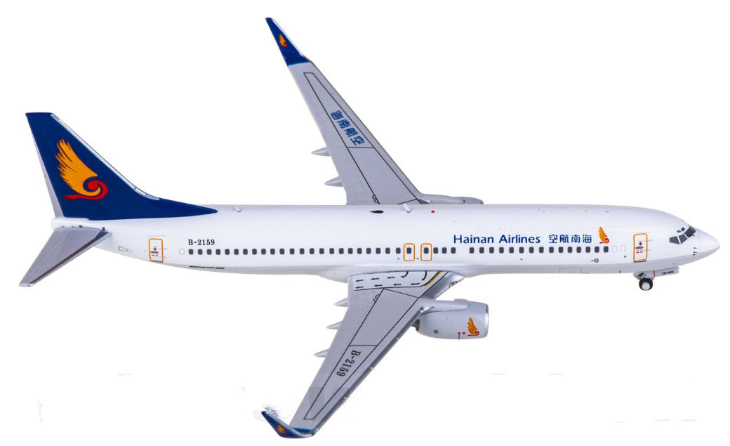 1:400 AeroPolaris Hainan Airlines Boeing 737-800 B-2159 Airplane Diecast Model