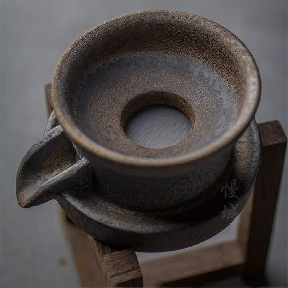 Purple Clay Tea Strainers Handmade Spice Filter Creative Chinese Kung Fu Tea Set
