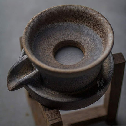 Purple Clay Tea Strainers Handmade Spice Filter Creative Chinese Kung Fu Tea Set