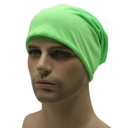 Fashion Bonnet Hat Autumn Knitted Solid Color Beanie Spring Casual Soft Turban