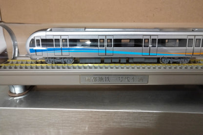 1:68 43CM Chengdu Metro Line 1 Passenger Car Trains Vehicle Diecast Model