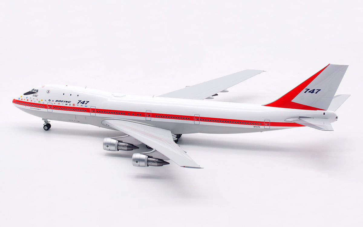 1:200 35CM SQ Wings BOEING 747-100 Passenger Airplane Diecast Aorcraft Model