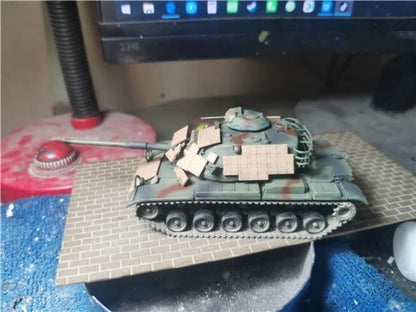 Homemade 1 /72 U.S. M60A1 Main Battle Tank Model Finished Ornament Static