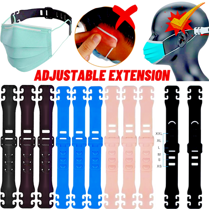 5Pcs- Sujetador de Mascara Extensor Gancho para Oreja, Máscara Extensión Gancho