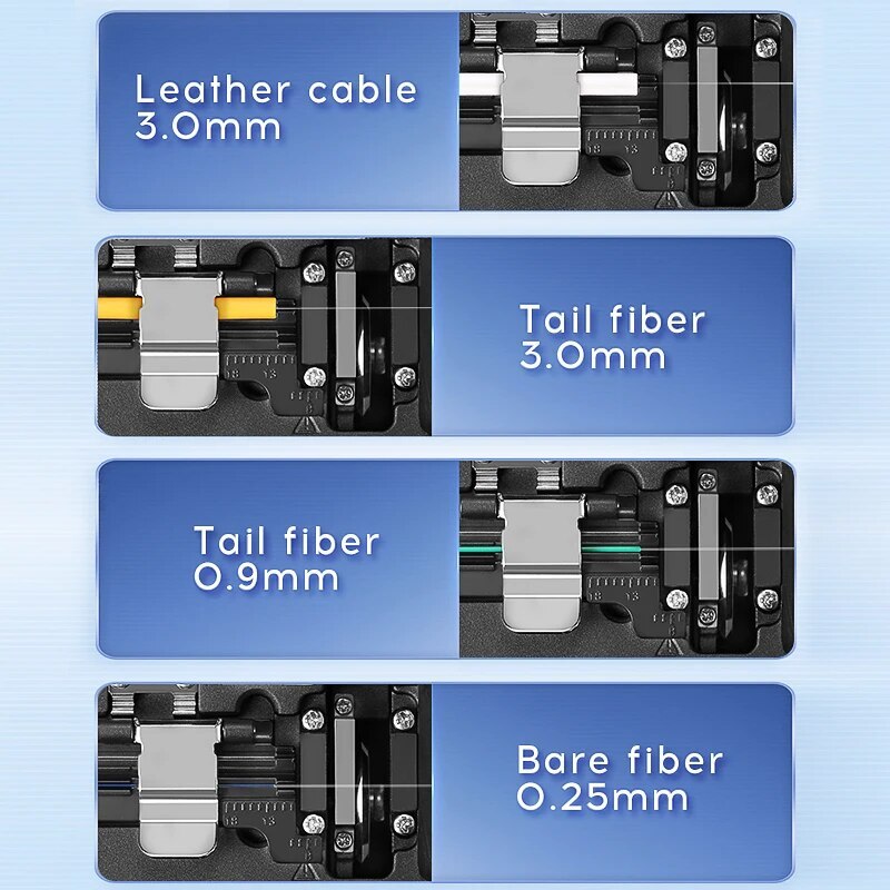 AUA-X5 Optical Fiber Cleaver FTTH Cold Hot Melt Connection Cable Cutting Tools