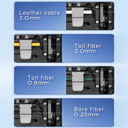 AUA-X5 Optical Fiber Cleaver FTTH Cold Hot Melt Connection Cable Cutting Tools