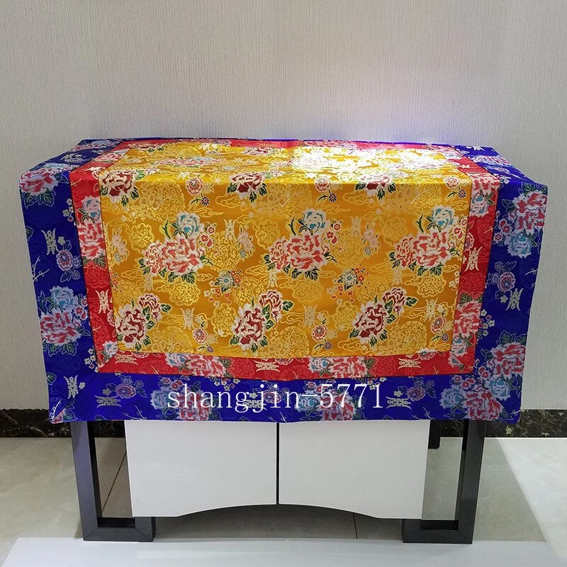 Buddhist Tibet Nepal Family Home Buddhism Temple Auspicious Embroidery Buddha