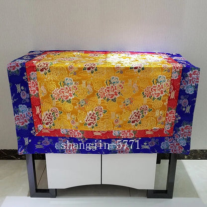 Buddhist Tibet Nepal Family Home Buddhism Temple Auspicious Embroidery Buddha