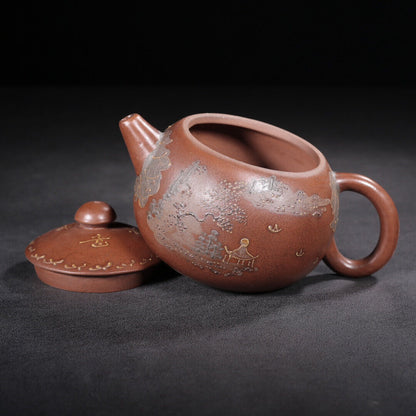 Chinese Yixing Zisha Clay Handmade Exquisite Teapot（西施 底款：蒋蓉）