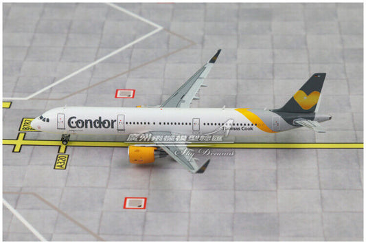 1:400 JC Wings Thmas Cook Condor AIRBUS A321 Passenger Airplane Diecast Model