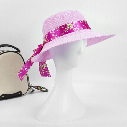 Summer Women Hats Wide Brim Sun Hats Straw Hat Sun Protection Ladies Panama Caps