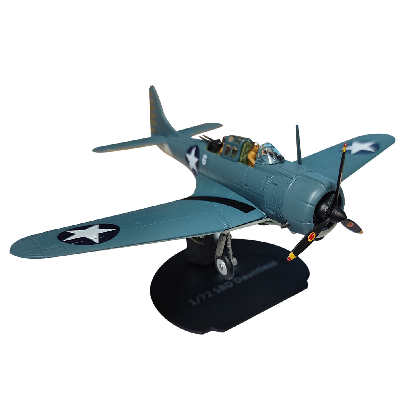 WWII 1:72 SBD Dauntless Dive Bomber Model Alloy Aircraft Simulation Ornaments