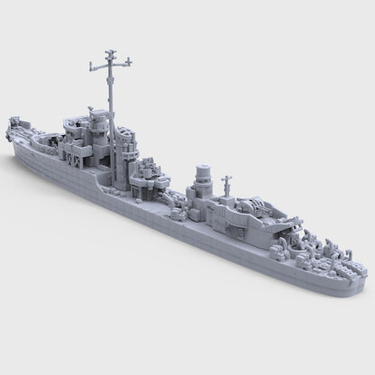 SSMODEL SSC1250744 1/1250 Model Hunt-Class, French Destroyer La Combattante,1944