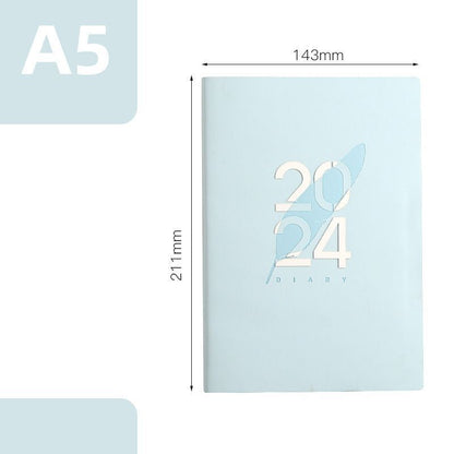 2024 Planner Notebooks A5 Agenda Journals Kawaii Notepad Diary Weekly To Do List