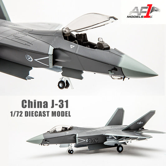 AF1 China J-31 1/72 diecast plane model aircraft