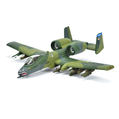 1/144 Scale Diecast Alloy A-10 Fighter Military Airplane Model With Stand
