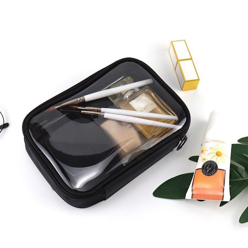 Waterproof Transparent Cosmetic Bag Makeup Case Clear Beauty Organizer S/M/L 1PC