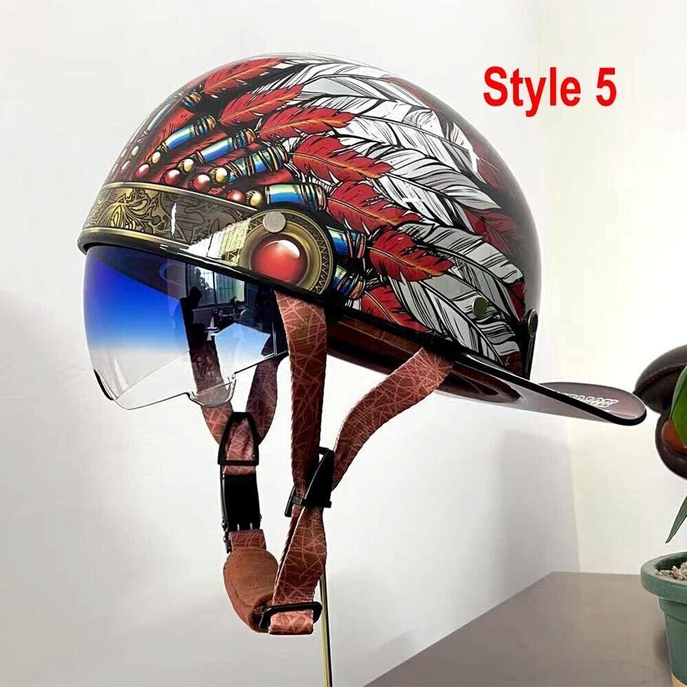 Adult Motorcycle Half Helmet Motorcycle Helmet Baseball Cap For Men Women Gift