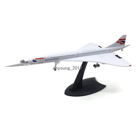 1:200 1976 Concorde British Airways Aircraft Airplane Metal Diecast Plane Model