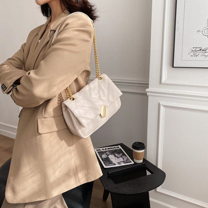 Luxury Crossbody Bags Soft Leather Shoulder Bag Fashion Chains Messenger Purse