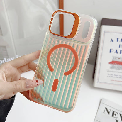 For iPhone 17 16 15 14 Pro Max 13 Case Magnetic with Camera Lens Protector Stand