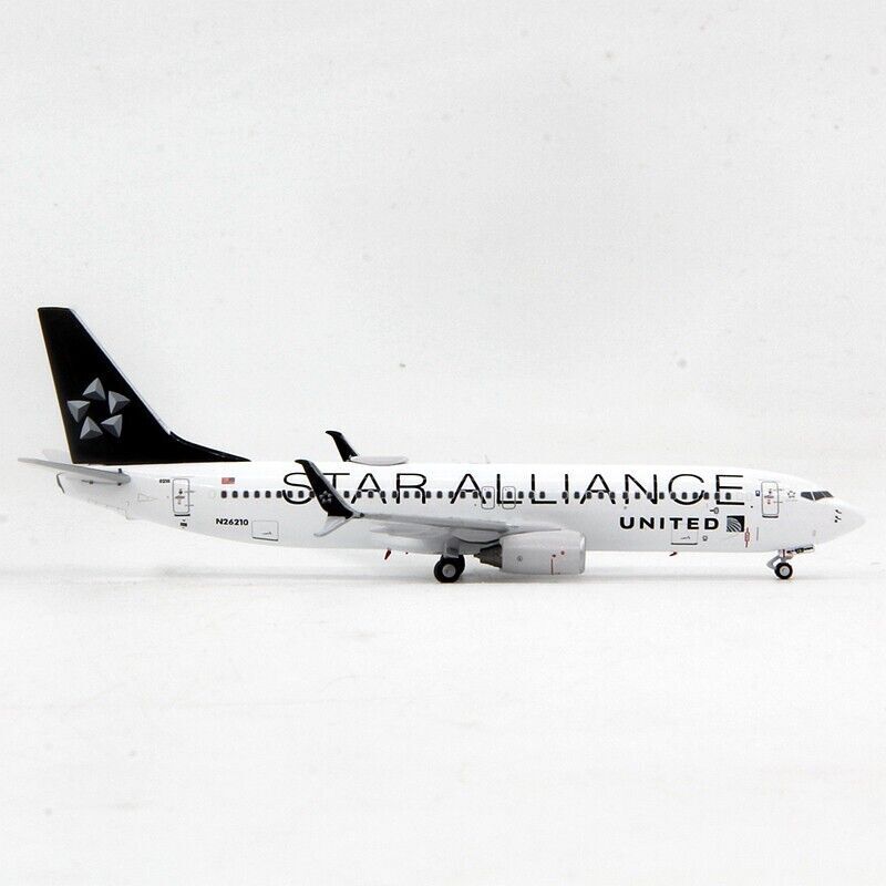 1:400 Panda UNITED STAR ALLIANCE BOEING 737-800 Passenger Airplane Diecast Model