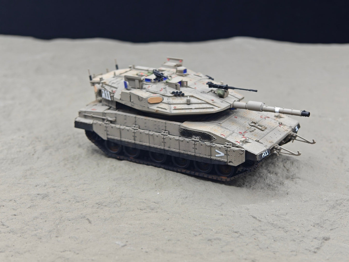 3D Printed 1/72 Israel Mekawa 4M Main Battle Tank Finished Product