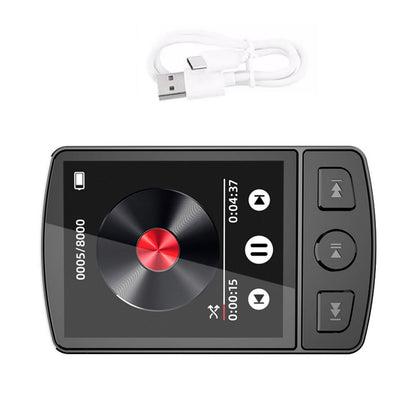 Wireless BT 5.0 MP3 Player HiFi Lossless Sound HD Color Screen Voice Recorder