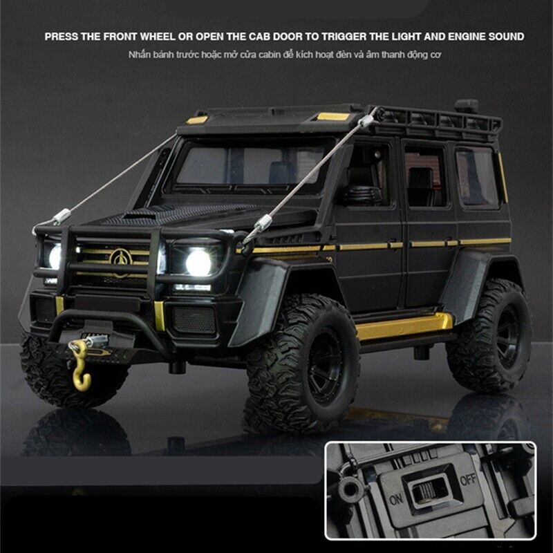 1:24 Mercedes Benz G 550 Diecast Model Car SUV Off-road Vehicles Collection Toys