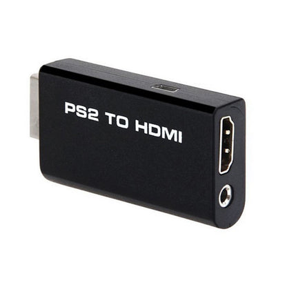 For PS2 To HDMI-Compatible Adaptor HDTV RCA AV Audio Video Converter Plug& Play