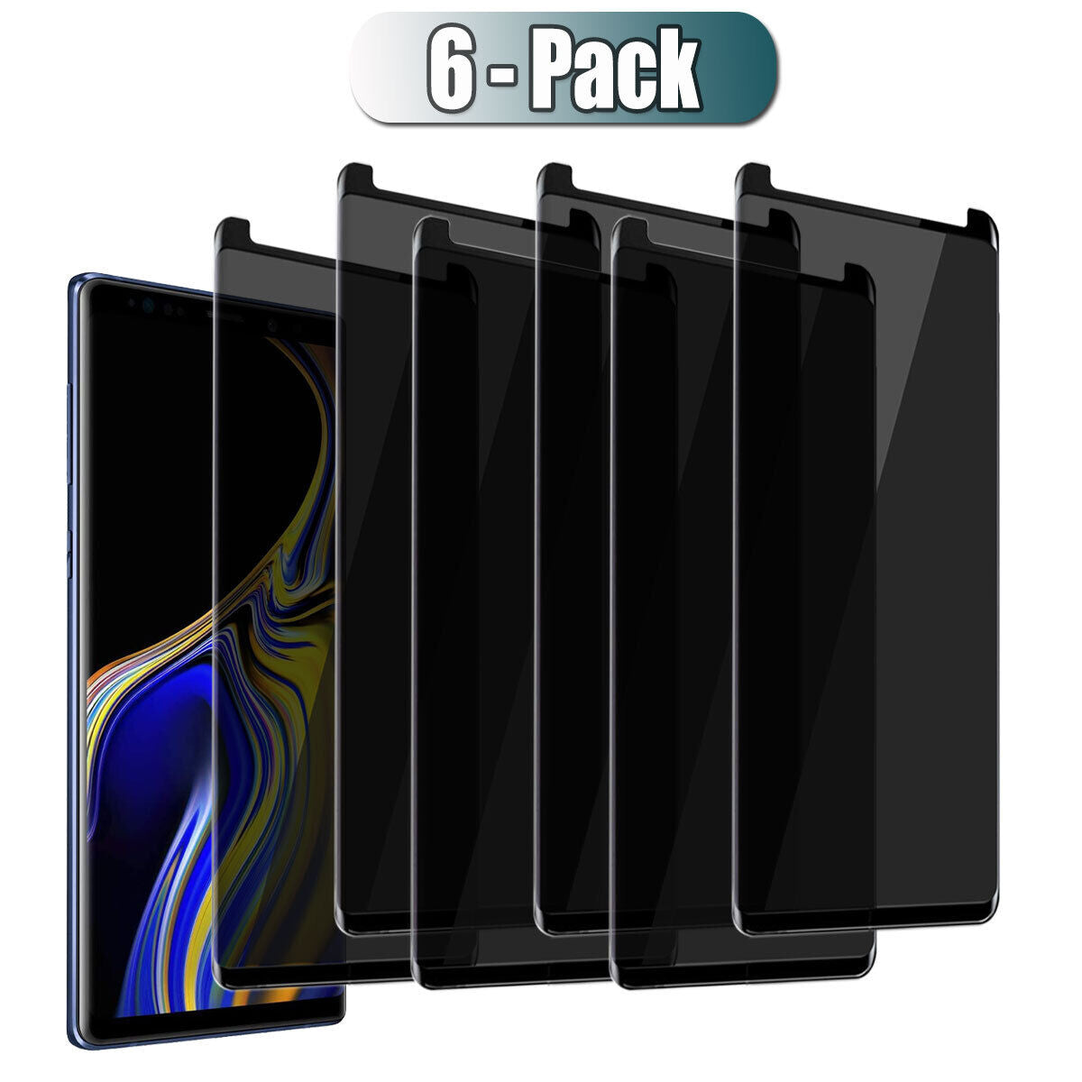 For Samsung Galaxy Note 9 Glossy Slim Privacy Tempered Glass Screen Protector