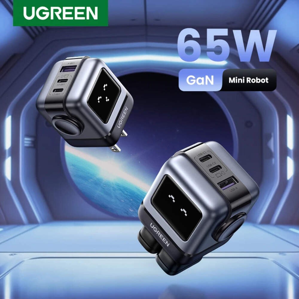 GaN 65W Fast Charger PD USB-C Quick Charge Adapter