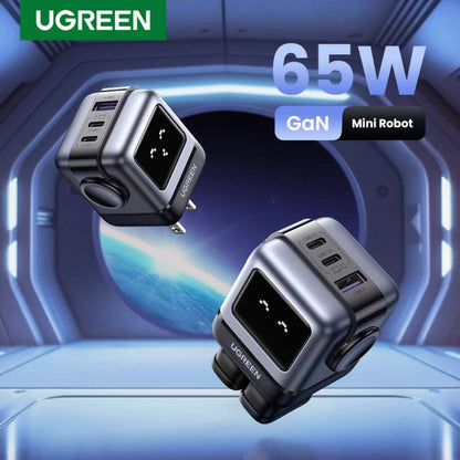 GaN 65W Fast Charger PD USB-C Quick Charge Adapter