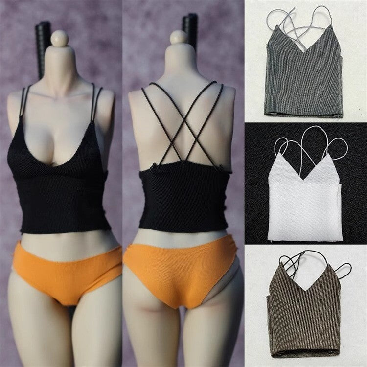 1/6 Scale Female Camisole Tank Top Fits 12" Ph Tbl Action Figure Body Toys