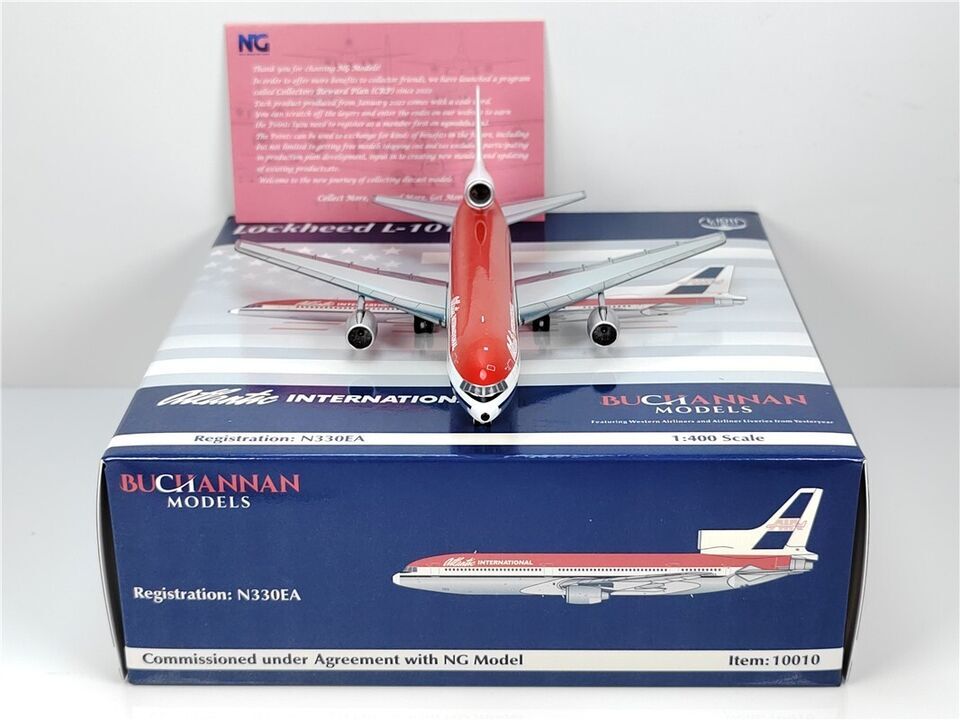 1:400 NG Model Atlantic International Lockheed L-1011-1 Aircraft Diecast Model