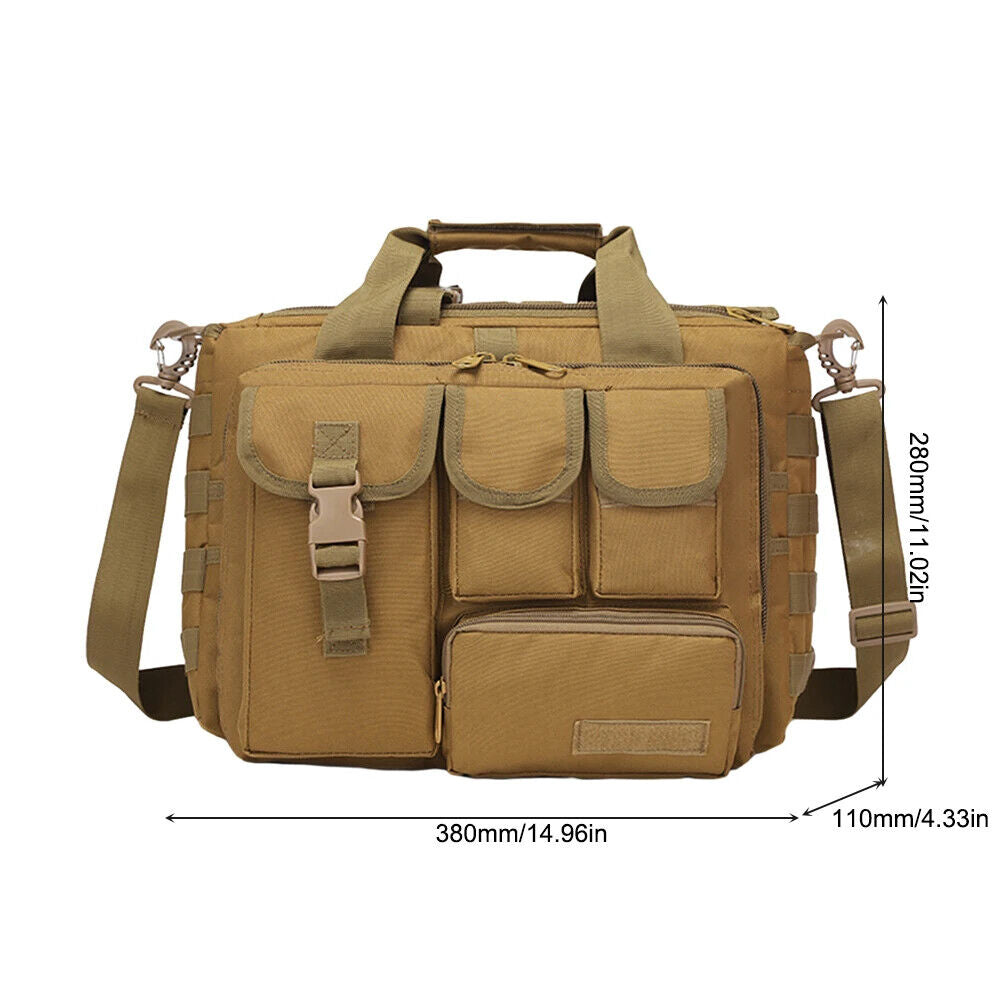Backpack Tactical Shoulder Bag Men Laptop Handbags Outdoor Travel Bag
