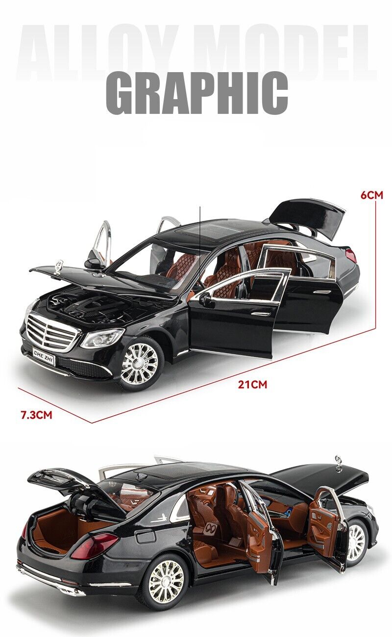 1:24 Mercedes-Benz E-Class E300 L Sports Diecast Model Car Alloy Toy Vehicle