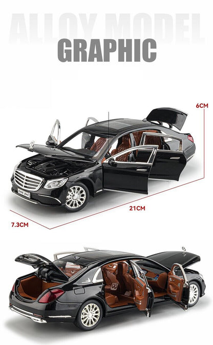 1:24 Mercedes-Benz E-Class E300 L Sports Diecast Model Car Alloy Toy Vehicle