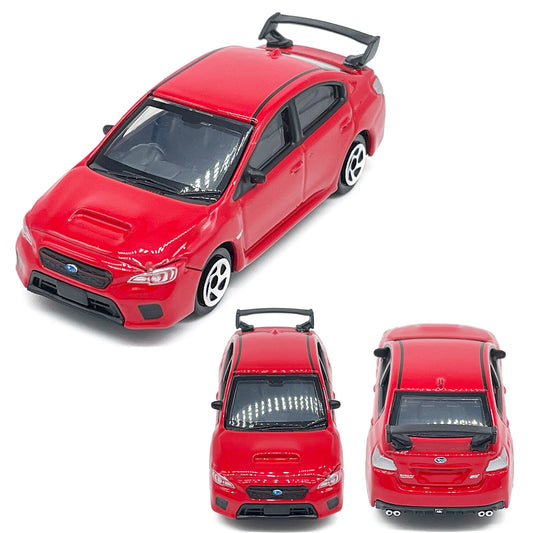 1/64 Subaru WRX STI Model Car Sedan Diecast Toy Cars Boys Toys for Kids Red