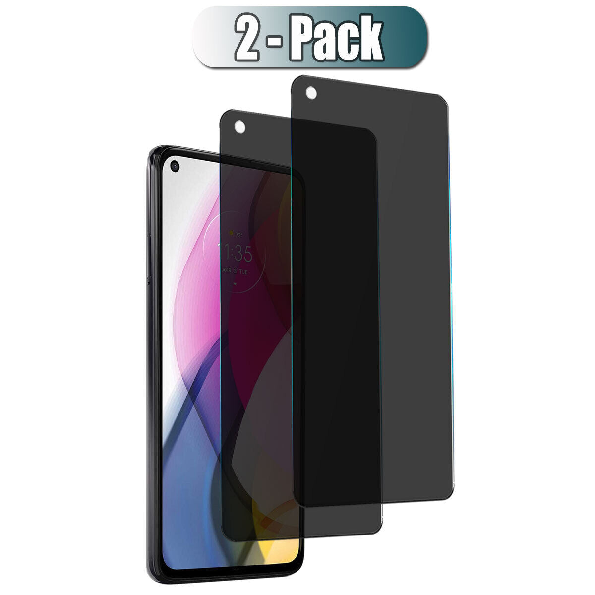 For Motorola Moto G Stylus 2021 Privacy Tempered Glass Anti-Spy Screen Protector