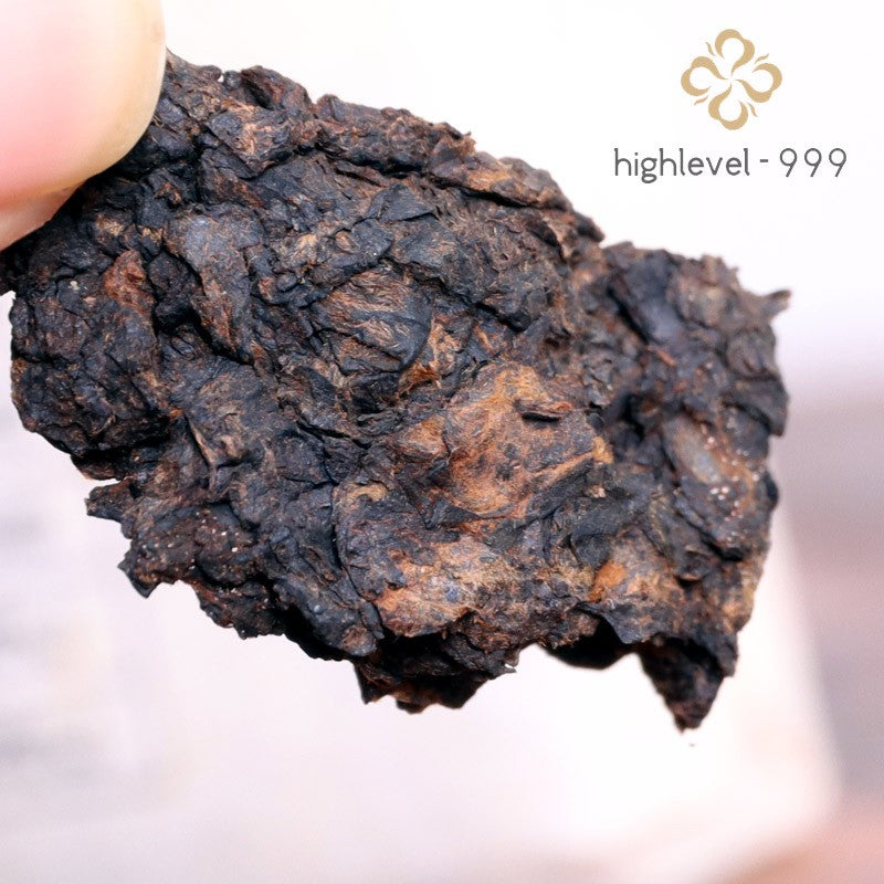 250g Ripe Pu'er Tea Brick Yunnan Menghai 2017 Ancient Tree Aged Tea Leaf Tea