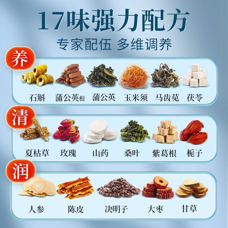 Dandelion Xia Kui Cao Pueraria Mirifica Licorice Poria Nourishing Tea